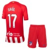 Original Trikotsatz Atlético Madrid Saul 17 Heimtrikot 2023-24 Für Kinder